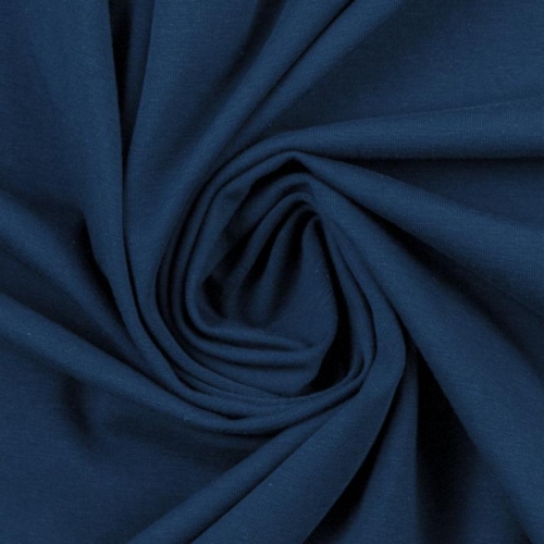 Jersey uni | VANESSA | Jeansblau